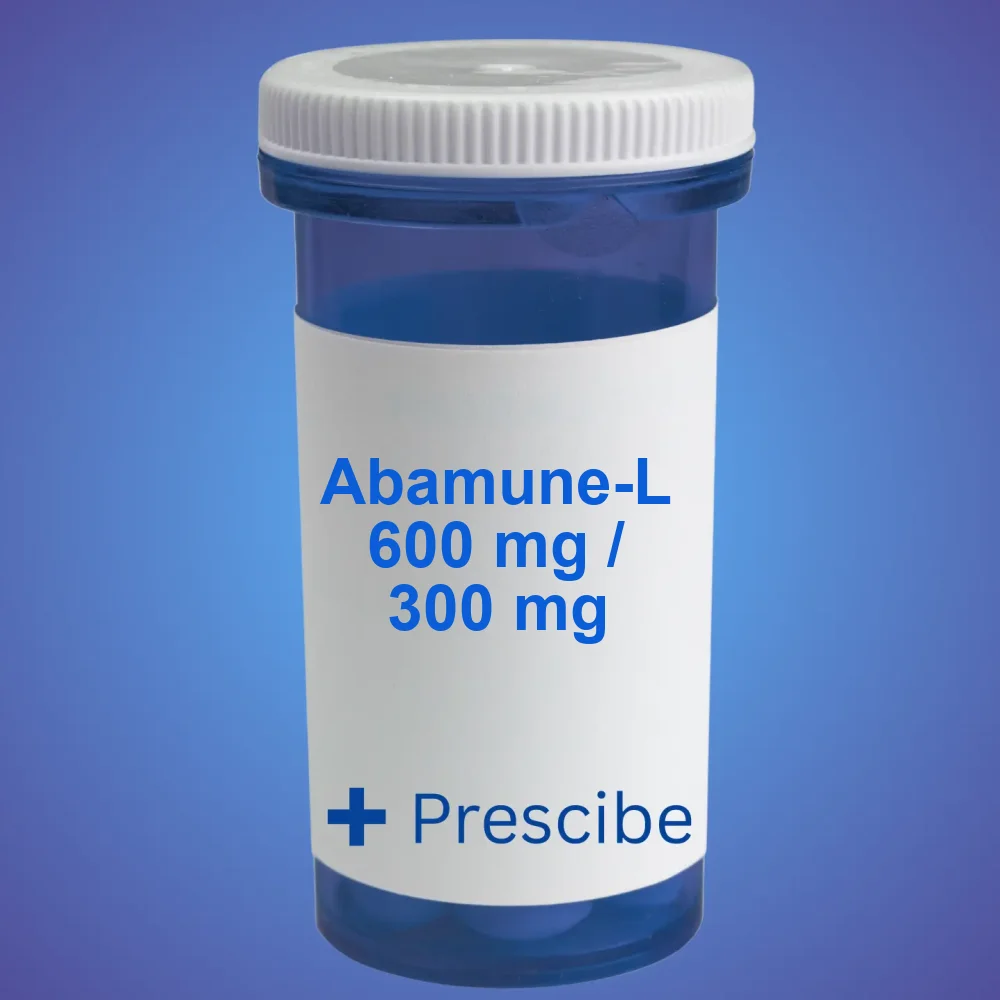 Abamune-L 600 mg / 300 mg (1 pack / 30 tabs) — Pack — available online from Prescibe