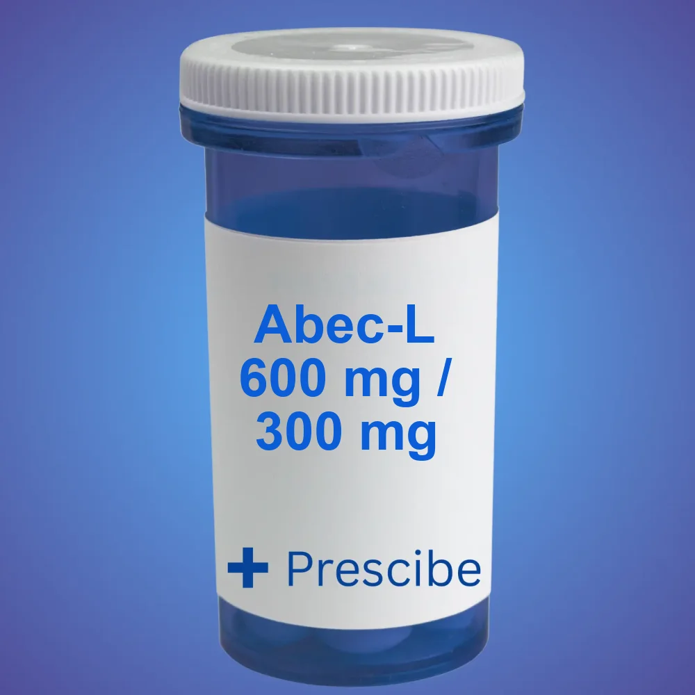 Abec-L 600 mg / 300 mg (1 pack / 30 tabs) — Pack — available online from Prescibe