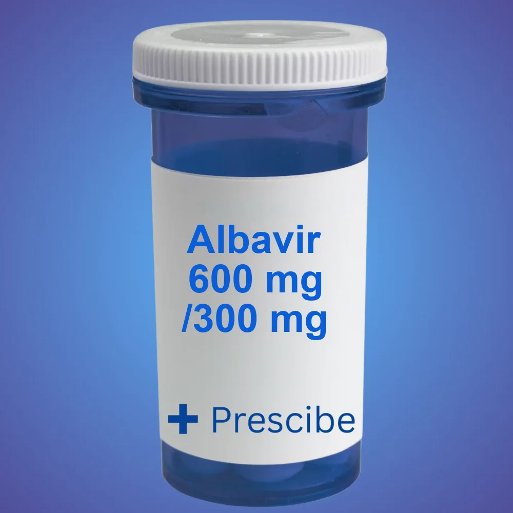 Albavir 600 mg /300 mg (1 pack / 30 tabs) — Pack — available online from Prescibe