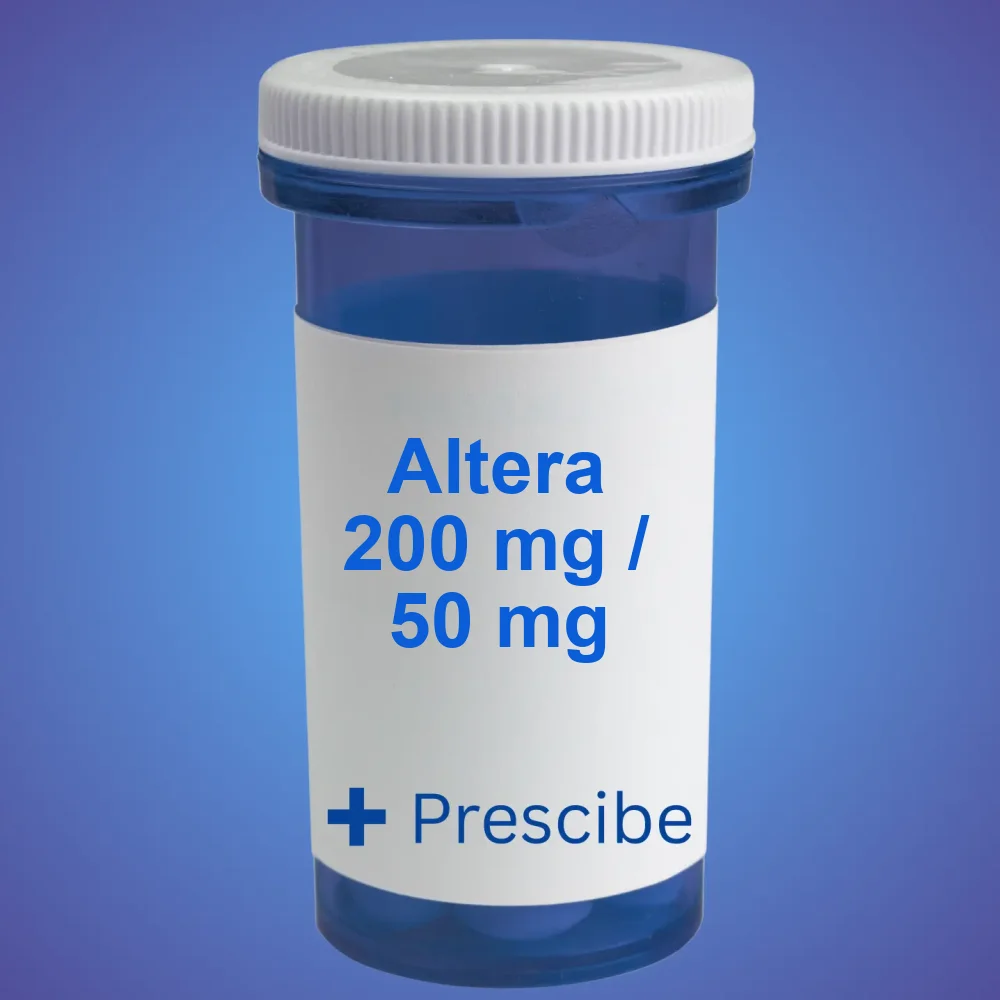 Altera 200 mg / 50 mg (1 pack / 120 tabs) — Pack — available online from Prescibe