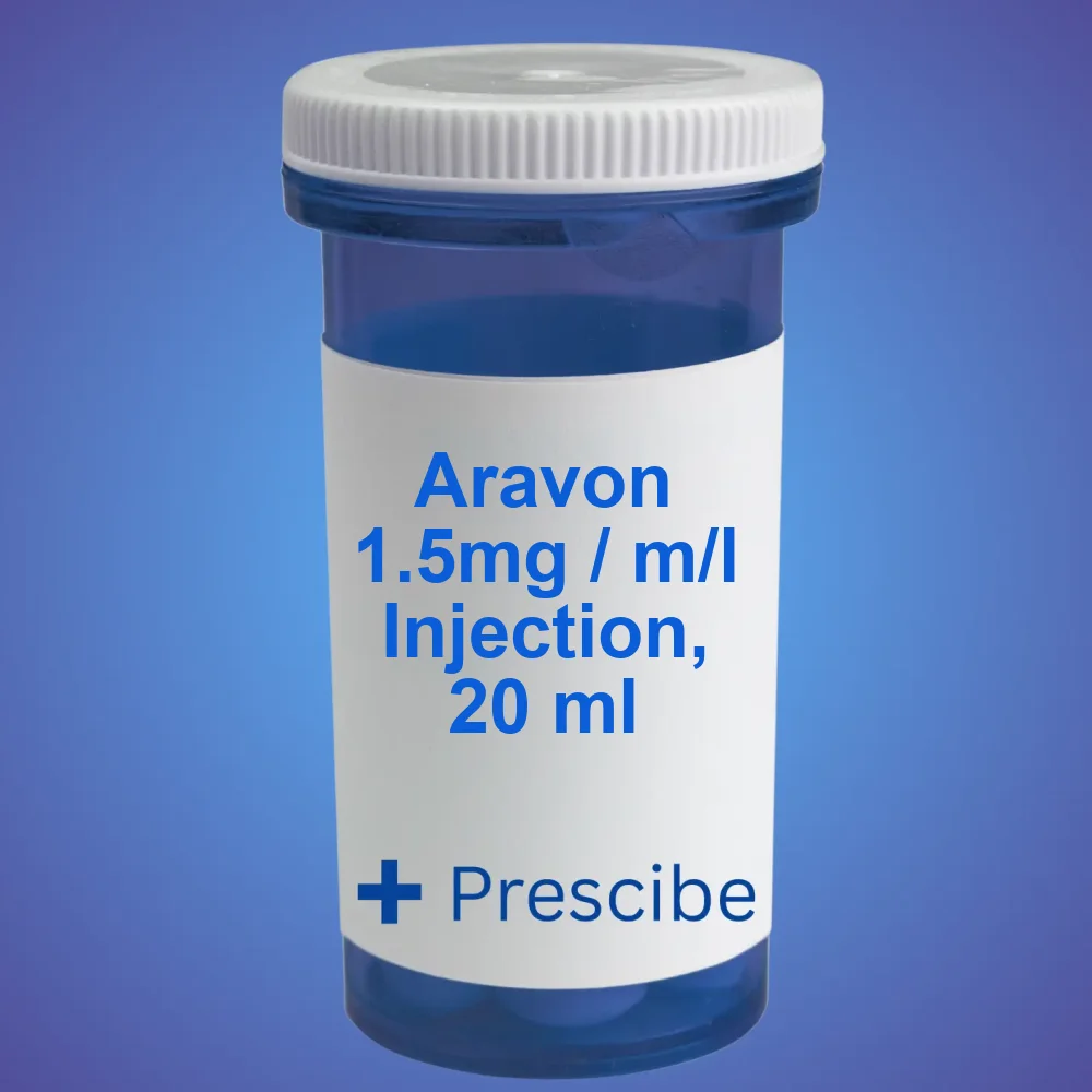 Aravon 1.5mg / m/l Injection, 20 ml — Injection — available online from Prescibe