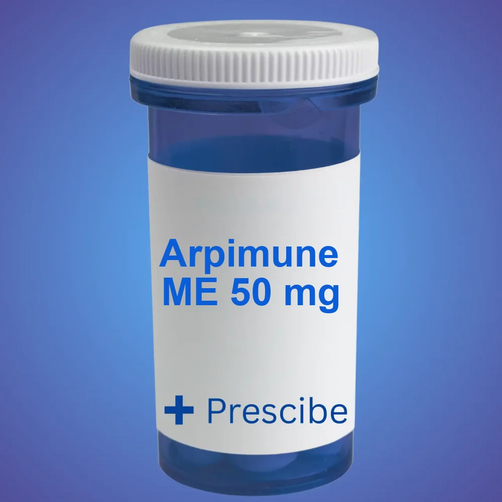 Arpimune ME 50 mg (1 pack / 50 caps) — Pack — available online from Prescibe