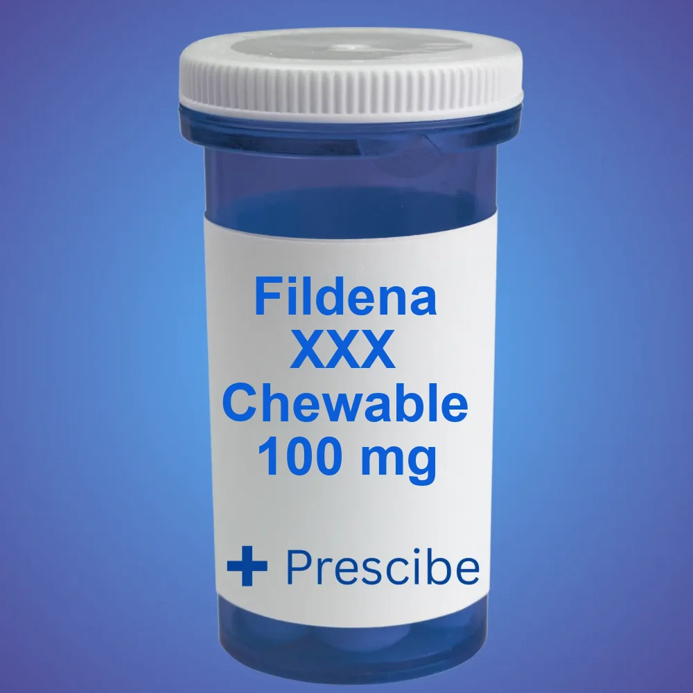 Fildena XXX Chewable 100 mg — Tablet — available online from Prescibe