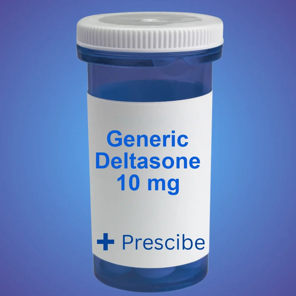 Generic Deltasone 10 mg — Tablet — available online from Prescibe