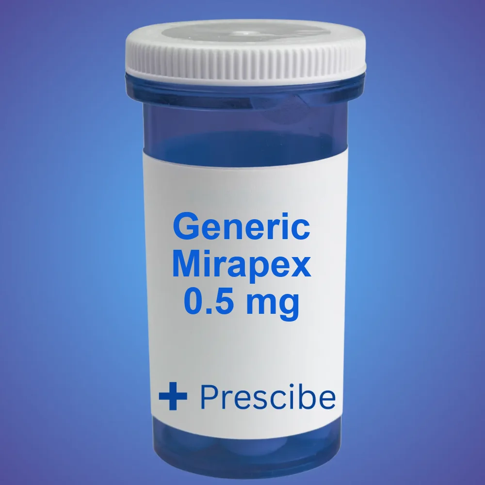 Generic Mirapex 0.5 mg — Tablet — available online from Prescibe