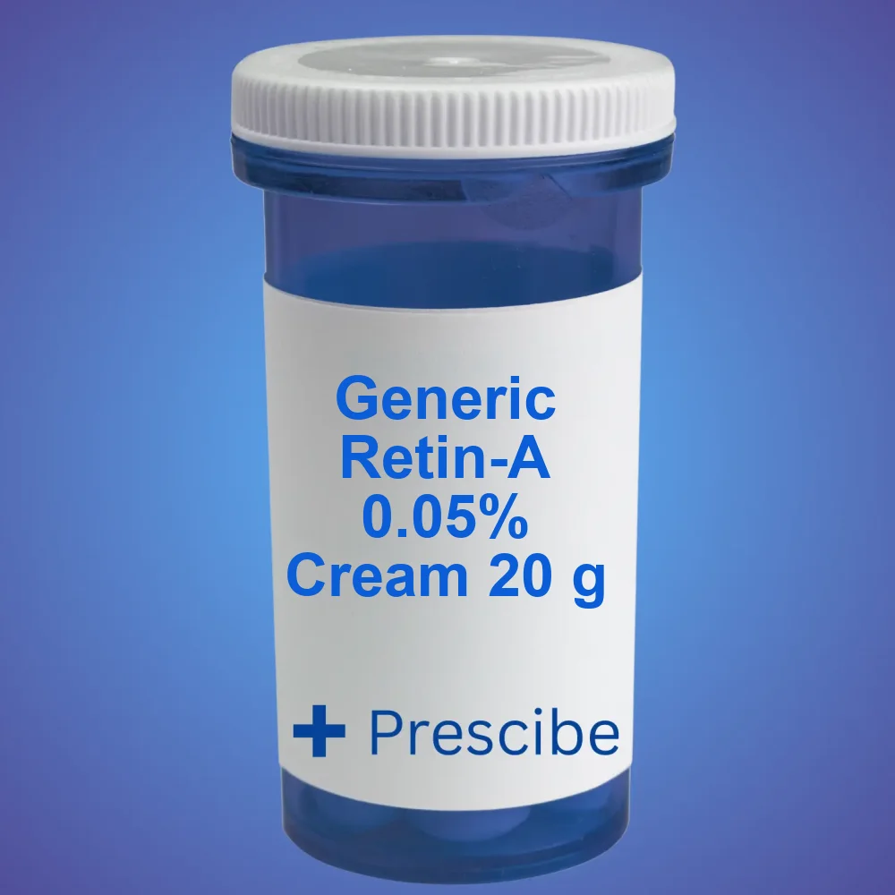 Generic Retin-A 0.05% Cream 20 g — Topical — available online from Prescibe