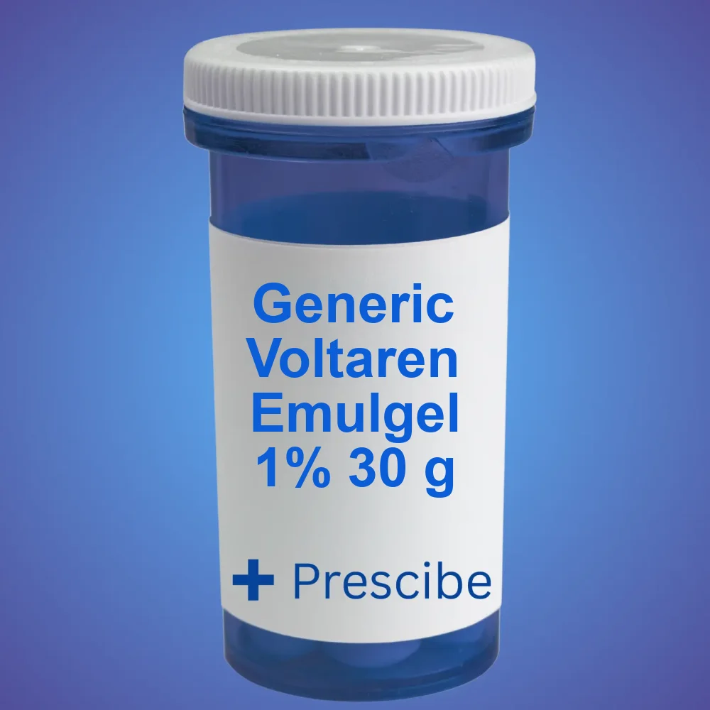 Generic Voltaren Emulgel 1% 30 g — Topical — available online from Prescibe