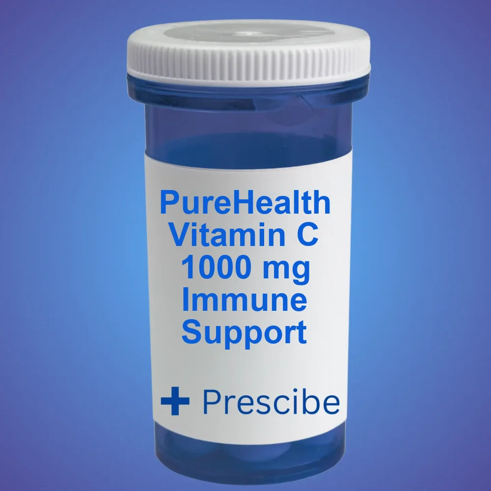 PureHealth Vitamin C 1000 mg Immune Support, 60 Capsules — available online from Prescibe