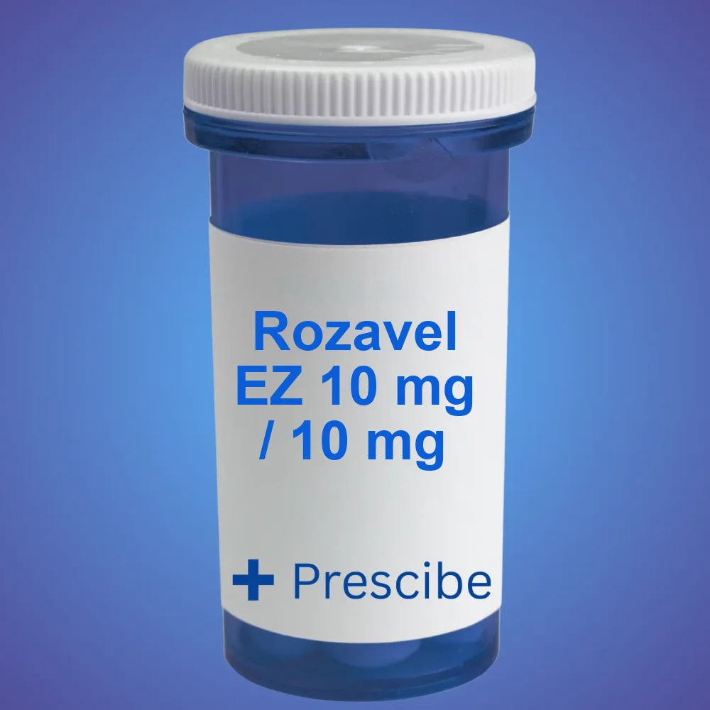 Rozavel EZ 10 mg / 10 mg (1 pack / 10 pills) — Pack — available online from Prescibe