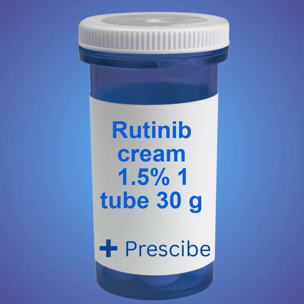 Rutinib cream 1.5% 1 tube 30 g — Topical — available online from Prescibe