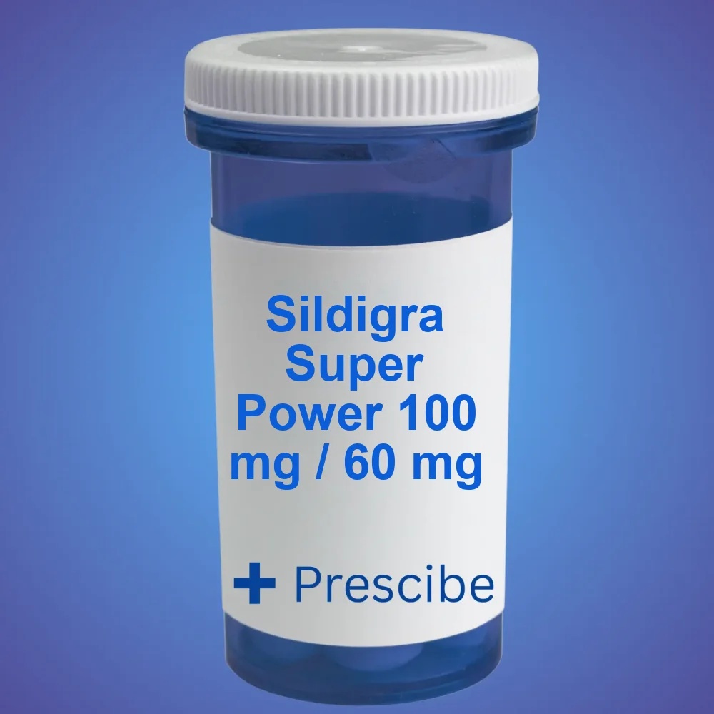 Sildigra Super Power 100 mg / 60 mg — Tablet — available online from Prescibe