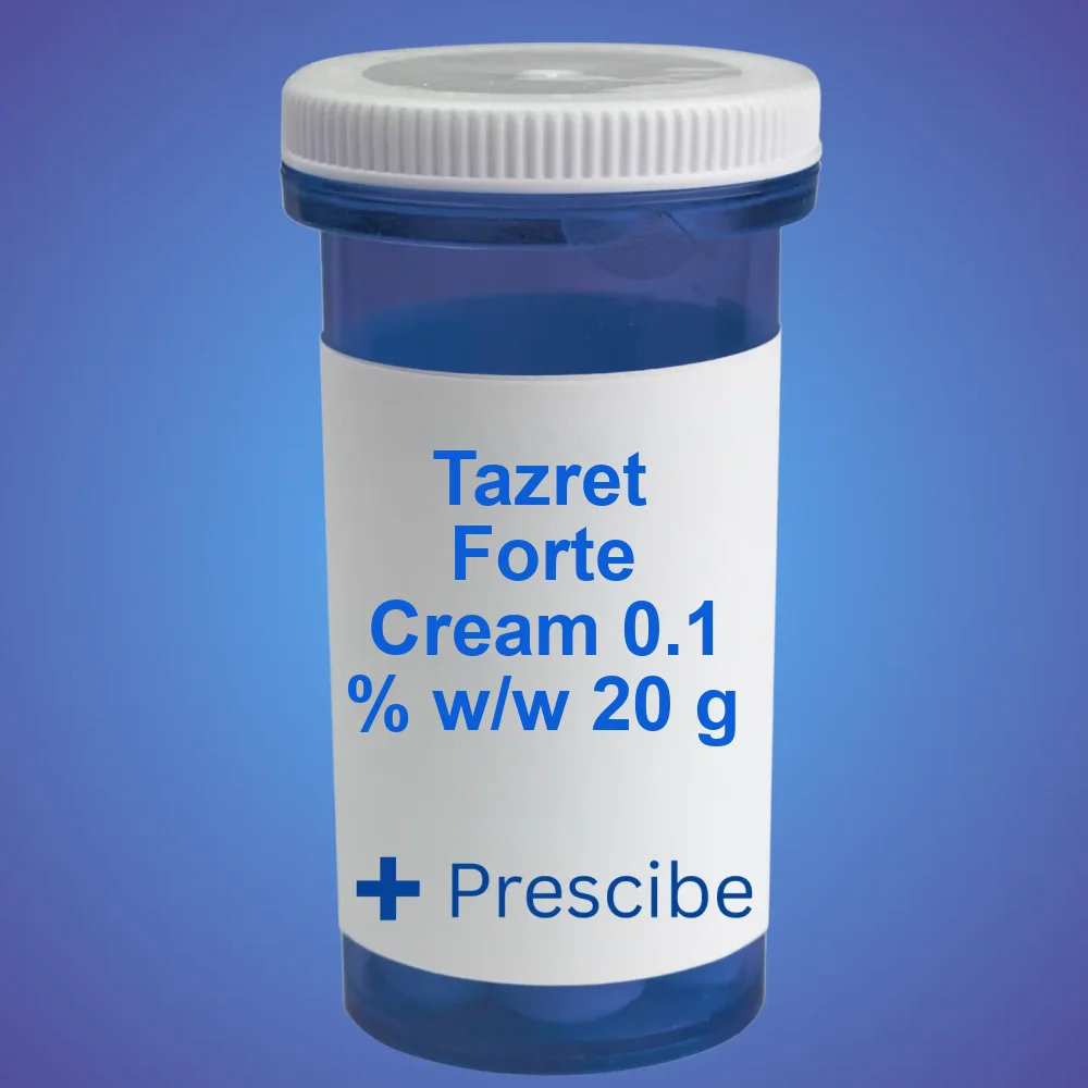 Tazret Forte Cream 0.1 % w/w 20 g — Topical — available online from Prescibe