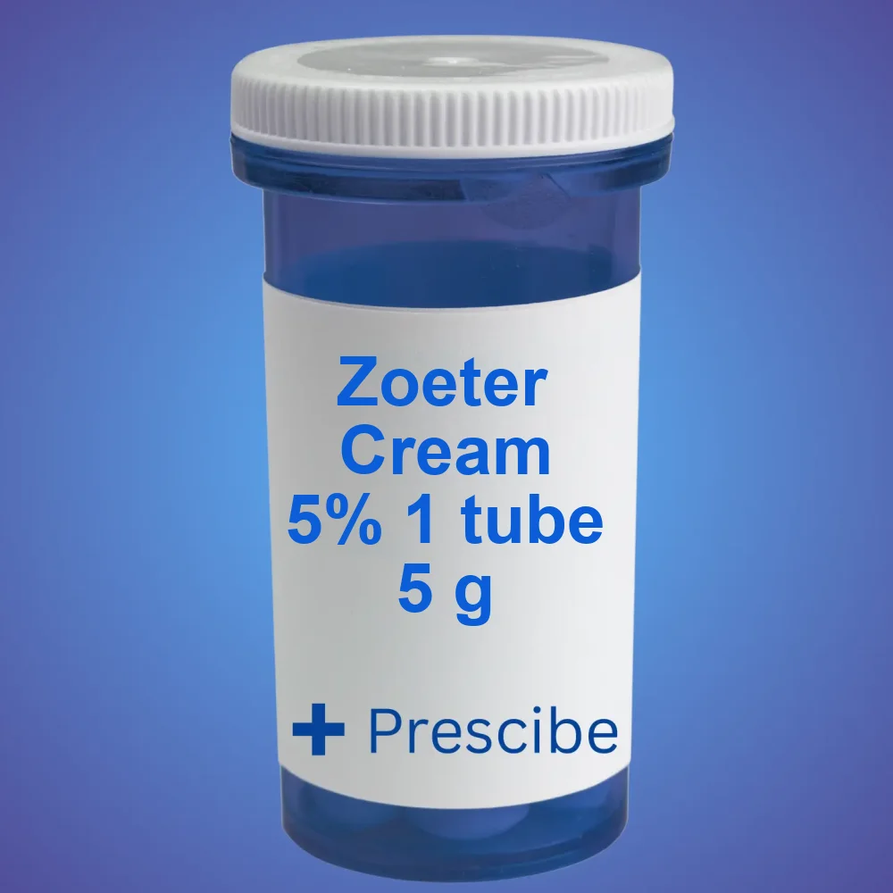 Zoeter Cream 5% 1 tube 5 g — Topical — available online from Prescibe